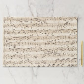 ヴィンテージシート音楽12インチx 18インチ紙パッドのデコページ ペーパーパッド (インサイチュ)