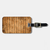 ヴィンテージシート音楽 ラゲッジタグ (正面横)