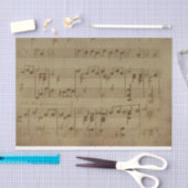 ヴィンテージシート音楽 薄葉紙 (クラフト)