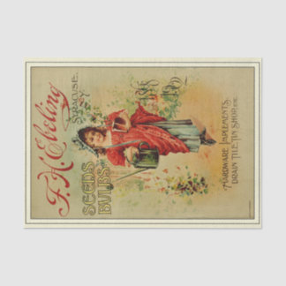 ヴィンテージシードカタログの電球1902 薄葉紙