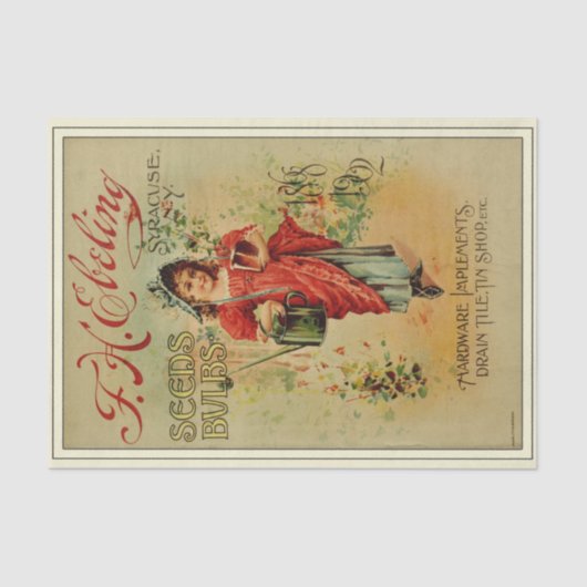 ヴィンテージシードカタログの電球1902 薄葉紙 (正面)