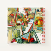 ヴィンテージシードカタログガーデナーズノートブック ノートブック (裏面)