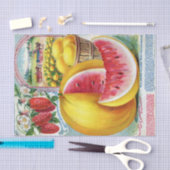 ヴィンテージシードカタログサルザーズゴールデンスイカ 薄葉紙 (クラフト)