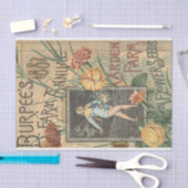 ヴィンテージシードカタログモザイクバーペ1887 薄葉紙 (クラフト)