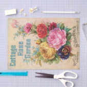 ヴィンテージシードカタログ1897コテージバラ園 薄葉紙 (クラフト)