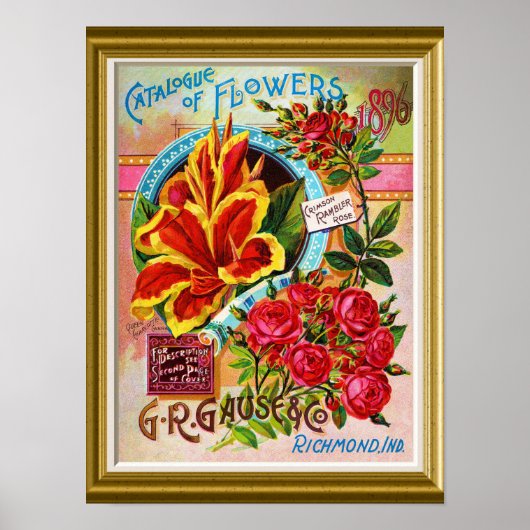 ヴィンテージシードカタログ ポスター (正面)