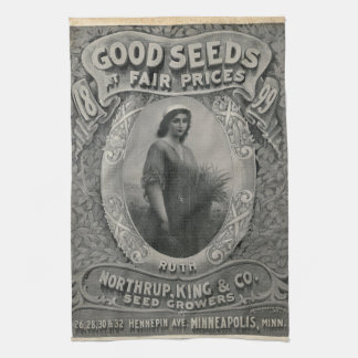 ヴィンテージシードカタログ 1899 ノースラップ キング テオタオル  キッチンタオル