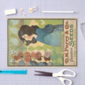 ヴィンテージシードカタログ， D.M.フェリー標準シード 薄葉紙 (クラフト)