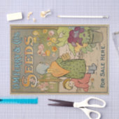 ヴィンテージシードカタログ， D.M.フェリー種子 薄葉紙 (クラフト)