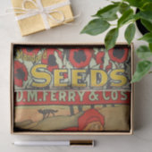 ヴィンテージシードカタログ， D.M.フェリー種子 薄葉紙 (ギフト)