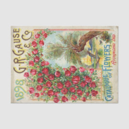 ヴィンテージシードカタログ， Grause 1898, Red Roses 薄葉紙