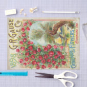 ヴィンテージシードカタログ， Grause 1898, Red Roses 薄葉紙 (クラフト)