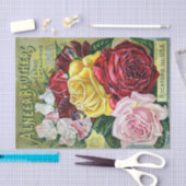 ヴィンテージシードカタログAlneer Brothers、バラ、1898 薄葉紙 (クラフト)