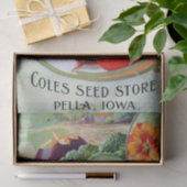 ヴィンテージシードカタログCole's Seed Store, Pella Iowa 薄葉紙 (ギフト)