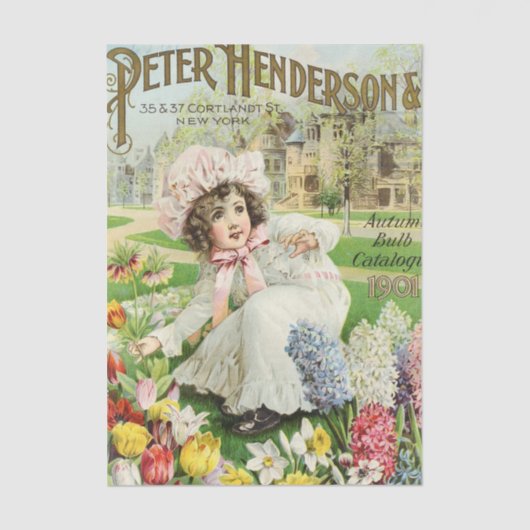 ヴィンテージシードカタログPeter Henderson 1901, Flowers 薄葉紙 (正面)
