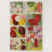 ヴィンテージシードパケットとカタログ ジグソーパズル (縦)