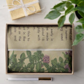 ヴィンテージシードパケットの時間と手順 薄葉紙 (ギフト)