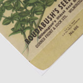 ヴィンテージシードパケットの時間と手順 薄葉紙 (詳細)