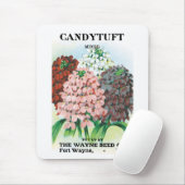 ヴィンテージシードパケットアート、キャンディトゥフトガーデンフラワー マウスパッド (マウス)