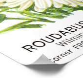 ヴィンテージシードパケットアート、シャスタデイジー花 ポスター (角)