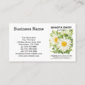ヴィンテージシードパケットアート、シャスタデイジー花 名刺 (正面)