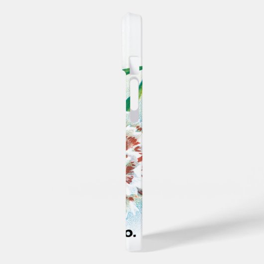 ヴィンテージシードパケットアート、ピンクカーネーション花 Case-Mate iPhoneケース (裏面 / 左)