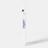 ヴィンテージシードパケットアート、紫色のアスター花 Case-Mate iPhoneケース (裏面 / 左)