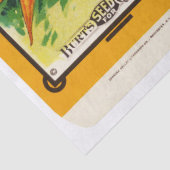 ヴィンテージシードパケットカートと手順 薄葉紙