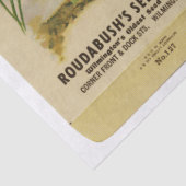 ヴィンテージシードパケットキャッシュと命令 薄葉紙 (詳細)