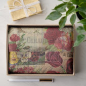 ヴィンテージシードパケットコラージュ 薄葉紙 (ギフト)