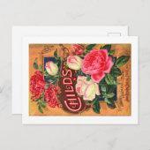 ヴィンテージシードパケットポストカード ポストカード (正面/裏面)