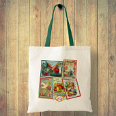 ヴィンテージシードパケットモノグラムトートバッグ トートバッグ