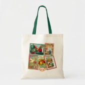 ヴィンテージシードパケットモノグラムトートバッグ トートバッグ (正面)