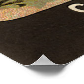 ヴィンテージシードパケットラベルアートホワイトバミューダオニオン ポスター (角)