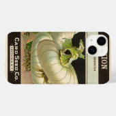 ヴィンテージシードパケットラベルアートホワイトバミューダオニオン Case-Mate iPhoneケース (裏面 (横))