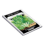 ヴィンテージシードパケットラベルアート、スイスチャードベジス ノートブック (右側)