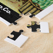 ヴィンテージシードパケットラベルアート、スイートイエローコーン ジグソーパズル (側面)