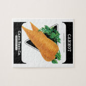 ヴィンテージシードパケットラベルアート、ダンバーズニンジン ジグソーパズル (横)