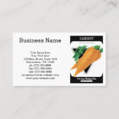 ヴィンテージシードパケットラベルアート、ダンバーズニンジン 名刺 (正面)