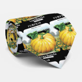 ヴィンテージシードパケットラベルアート、ハロウィンカボチャ ネクタイ (ロール)