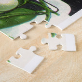 ヴィンテージシードパケットラベルアート、ポールリマ豆 ジグソーパズル (側面)