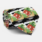 ヴィンテージシードパケットラベルアート、緋色の大根 ネクタイ (ロール)