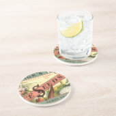 ヴィンテージシードパケットラベルアート、Vickの選択シード コースター (側面)