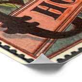 ヴィンテージシードパケットラベルアート、Vickの選択シード ポスター (角)