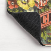 ヴィンテージシードパケットラベルアート、Vickの選択シード マウスパッド (コーナー)