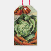 ヴィンテージシードパケット誕生日 ギフトタグ (裏面)