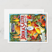 ヴィンテージシードパケット。 ポストカード (正面/裏面)