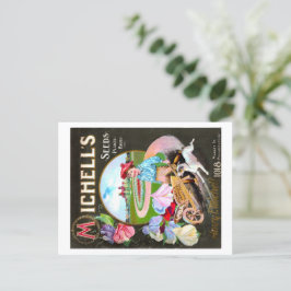 ヴィンテージシードパケット。 ポストカード