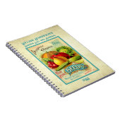 ヴィンテージシードパケッパーソナライズされたトガーデン ノートブック (右側)