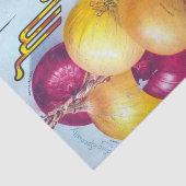 ヴィンテージシードブック、Maule's 1906、玉ねぎ 薄葉紙 (詳細)